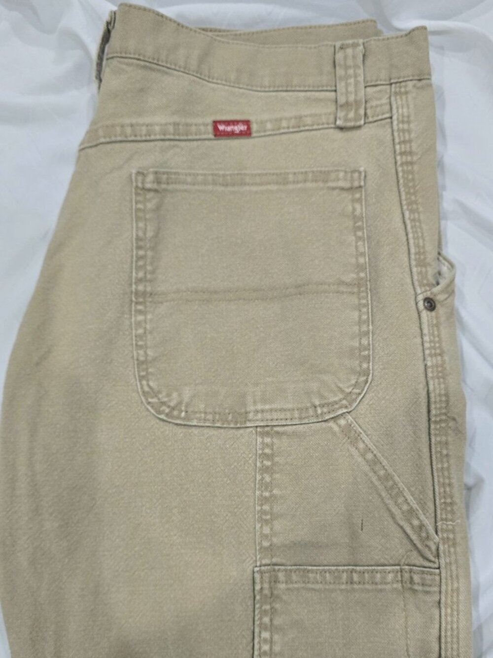 Wrangler Men's Cargo Pants 32x32 Tan excellent condition, workwear, outdorgear